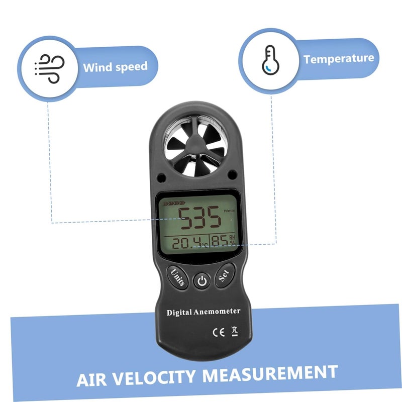 Cabilock Digital Anemometer Thermometer Hygrometer Wind Speed Temperature Humidity Meter - Image 2